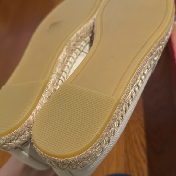 Everly Canvas Espadrilles in Cream and Brown - Picture 3 of 3
